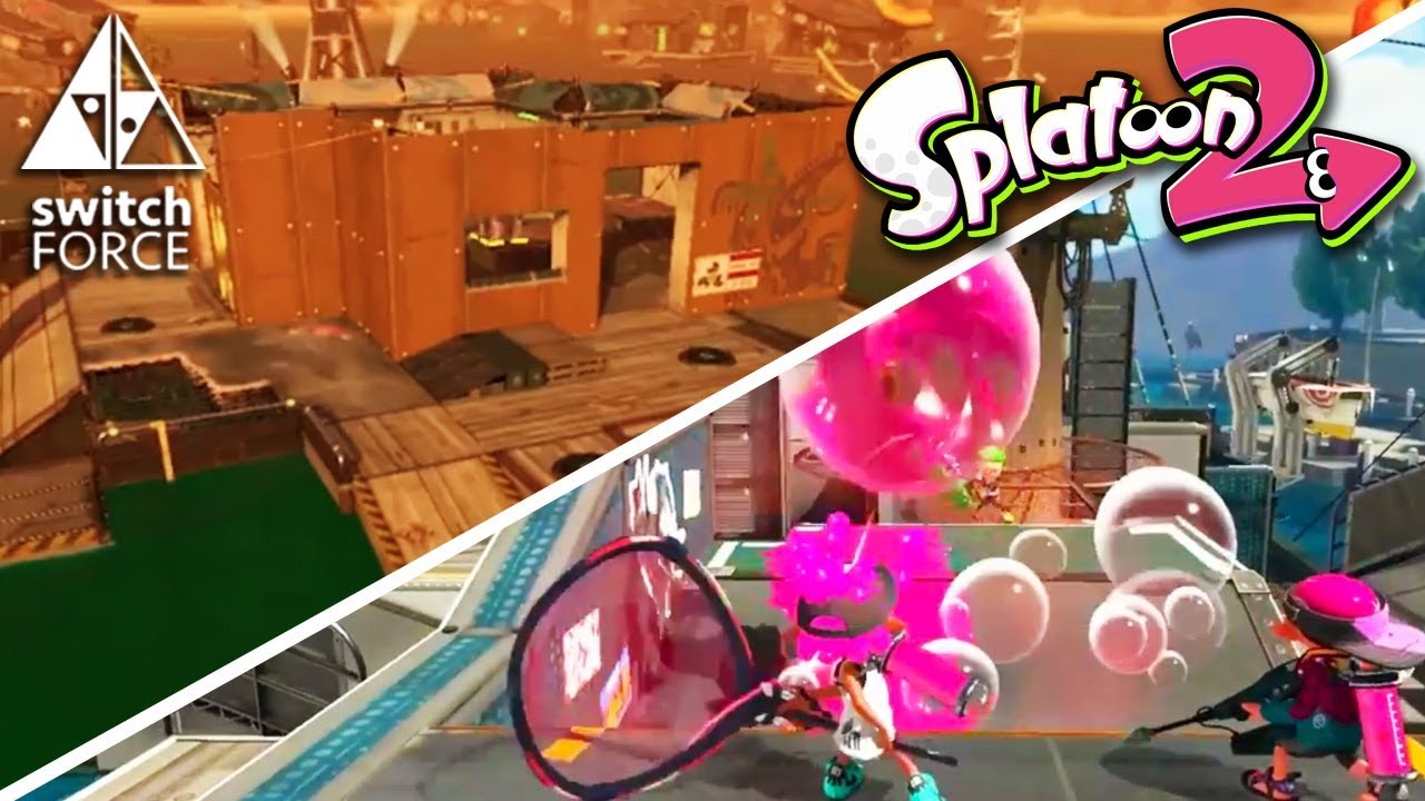 splatoon 2 new stages turf war salmon run and new special weapon
