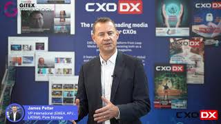CXO DX in conversation with James Petter, VP International, Pure Storage Wealth