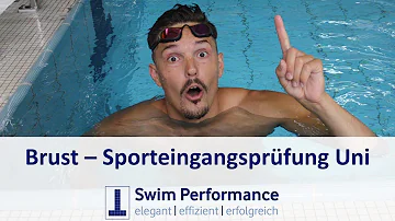 Wie schnell schwimmt ein Mensch 100m?