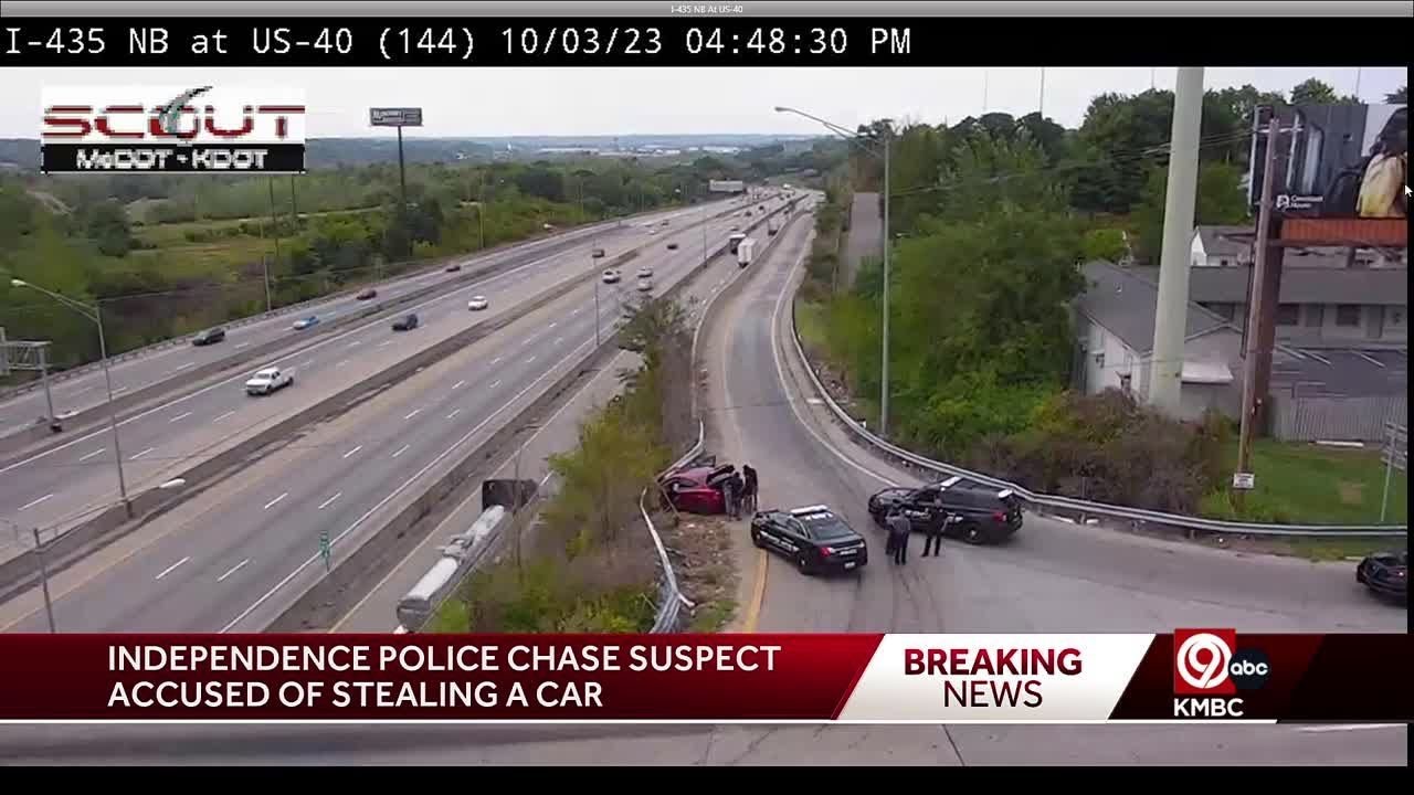 Suspect in custody following police pursuit of stolen vehicle in ...