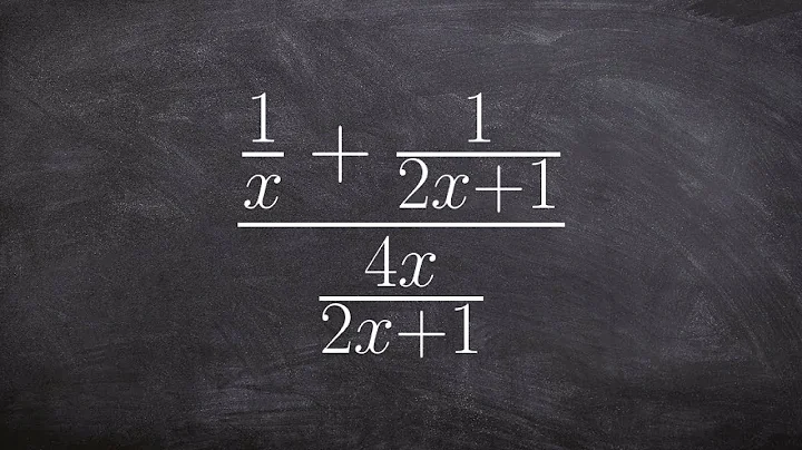 Simplifying a complex rational expression