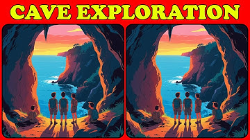Spot the Difference: Cave Exploration [Find 3 Differences] #39