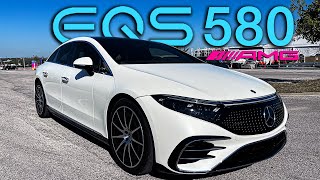 2022 Mercedes EQS 580 AMG Walkaround Review - Interior, Exterior