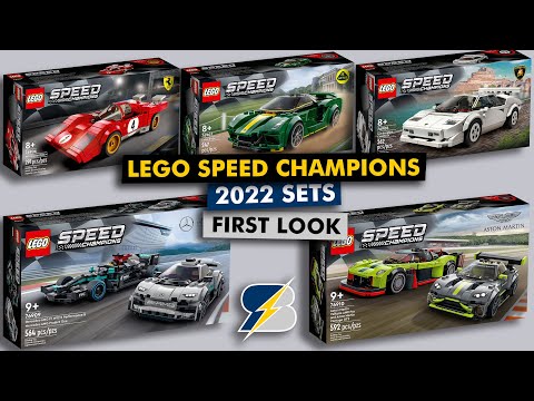 First detailed look at all the LEGO Speed Champions 2022 March sets!