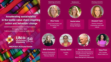 EVENT: Accelerating sustainability in the textile value chain: inspiring action and behaviour change