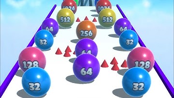 Ball Merge 2048 ! All Levels Gameplay Walkthrough Android, iOS
