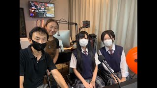 川越工業高校のデザイン化の3年生山口さんと内田さんのお話しを伺います