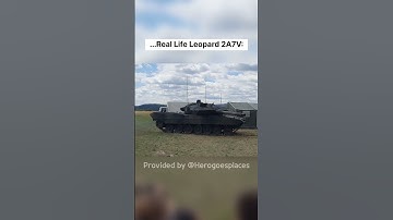 Leopard 2A7 in War Thunder vs. Real Life