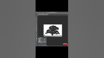 How to Cut out trees   fast and easy! #short #shorts #photoshop