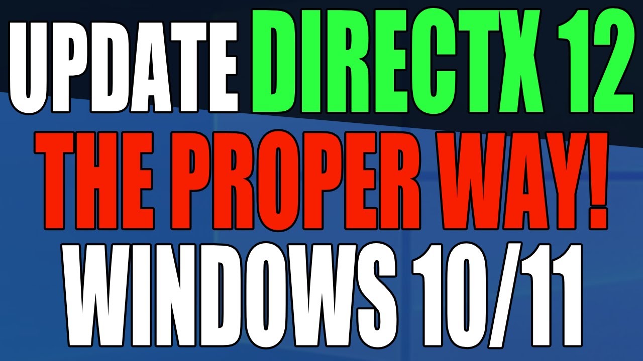 How to Update Microsoft DirectX12 (Infographics) - CyberPowerPC
