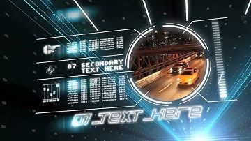 Adobe After Effects Tron Ignition Template