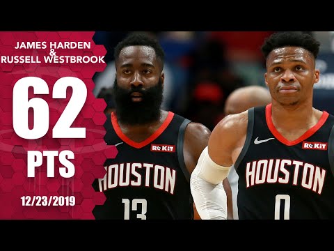 James Harden, Russell Westbrook combine for 62 points in Rockets vs. Kings | 2019-20 NBA Highlights