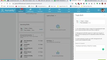 How to make a Shift Trade Request on Humanity