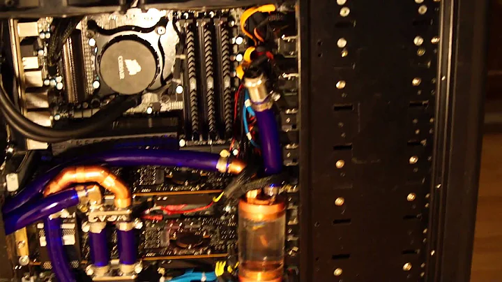 Water cooled I7 xeon + dual gtx 470's
