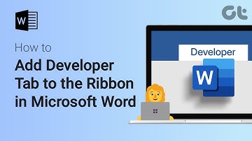 How to Add Developer Tab to the Ribbon in Microsoft Word | Enable Advanced Customisation Options!