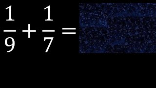 19 Plus 17 Adding Fractions With Unlike Denominators 1917 How To Find Sum Of Two Fractions
