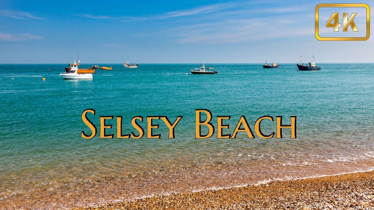 Selsey Beach, 4K Drone, West Sussex
