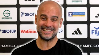 Pep Guardiola embargoed post-match press conference | Fulham 0-4 Manchester City