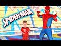 Preston Meets Spiderman in Real Life!!