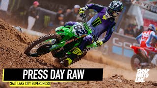 Friday RAW Action At The 2024 Salt Lake City Supercross Finale