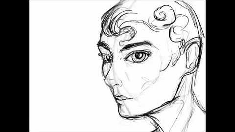 Black Beauties Dorthy Dandridge Eye’s Digital Art Video Time-lapse \Procreate App on Ipad