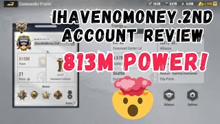 Warpath 9.1 - iHaveNoMoney.2nd account review 813m power base