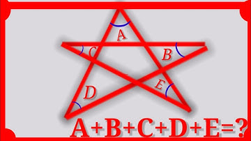 Tricky problem; Find the sum all corner angles of a 5 pointed regular star;