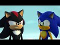 Shadow discusses to Sonic of how he can finally travel through the gateways in the Shatterspaces