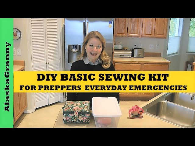 Preppers DIY Basic Sewing Kit for Prepping and Everyday Emergencies  Stockpile 