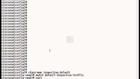 Cisco ASA ver. 6, 7, and 8.2: Create Policy Map
