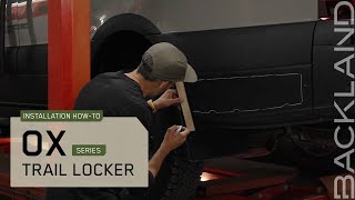 OX SERIES - TRAIL LOCKER INSTALLATION