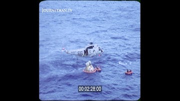 Apollo 11 Splashdown Recovery Footage