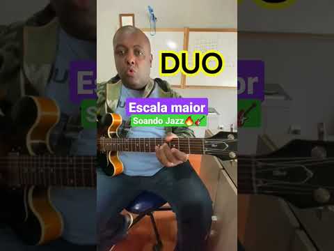 Escala Maior Soando JAZZ🎸🔥#jazzguitar #guitarra #improvisação