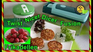 VEGGIE Radieschen Frikadellen Rezept Nicer Dicer Fusion & Twist low carb SoFie HUP