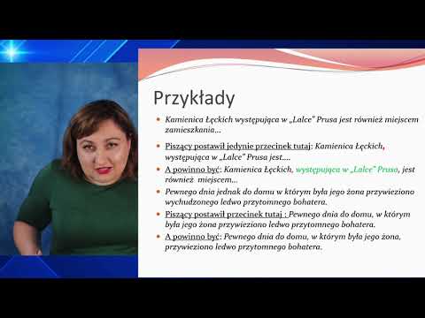 Wideo: Czy przecinek w „ponieważ” i w jakich przypadkach