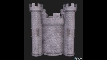 Medieval Castle #shorts #blender #blendertutorial