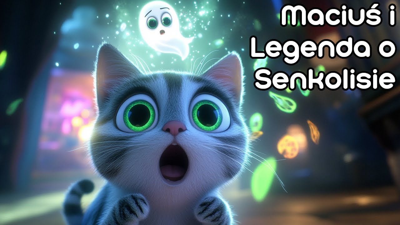 Kotek Maciuś i Legenda o Senkolisie 💫 | Bajka do słuchania dla dzieci 🌙