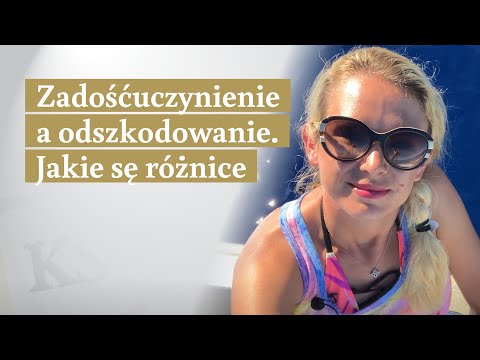 Wideo: Różnica Między Odszkodowaniem A Odszkodowaniem