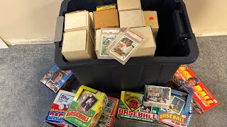 THIS OLD BASEBALL CARD TOTE COST ME $120 AT THE FLEA MARKET - Weekend Recap
