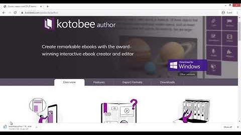 Kotobee Author Installation