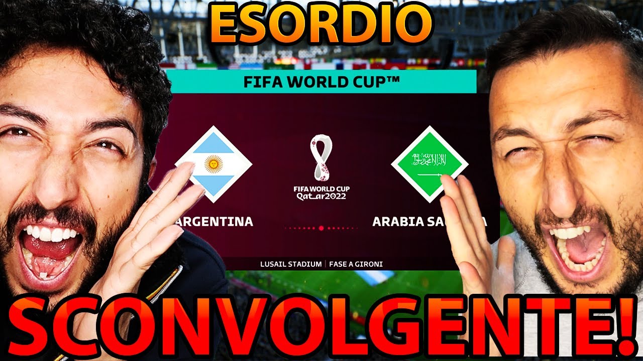 🏆😱🇦🇷 ESORDIO SHOCK‼️ Il MONDIALE REALISTICO SU FIFA 23‼️ GABBOMAN VS ...