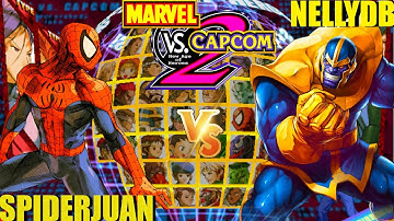MvC2 Mvci Umvc3 SPIDERJUAN vs NELLYDB pt 2
