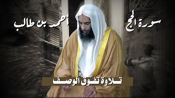 تلاوة بديعه من أواخر سورة الحج|أحمد بن طالب.🫀🎧
