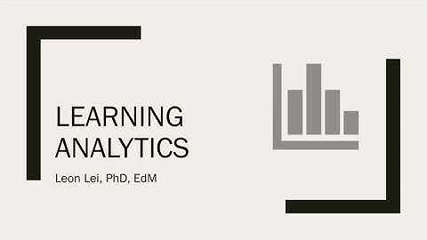 What is Learning Analytics?