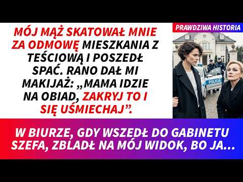 MÓJ MĄŻ MNIE POBIŁ ZA ODMOWĘ MIESZKANIA Z TEŚCIOWĄ, ALE NIGDY SIĘ NIE SPODZIEWAŁ, ŻE