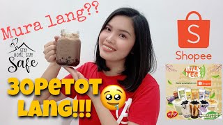 DIY Affordable Quarantine Milktea at Home from Shopee!! screenshot 3