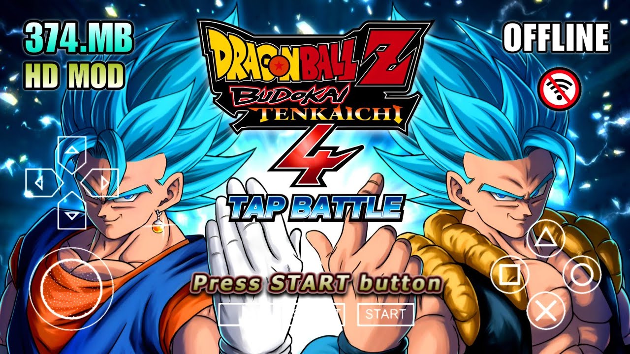 NEW DRAGON BALL SUPER BUDOKAI TENKAICHI 4 TAP BATTLE MOD FOR ANDROID