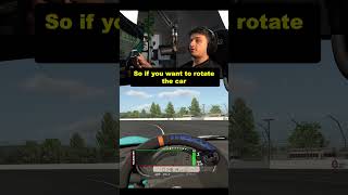 Rotate the car with the brakes #simracing #iracing #gaming  #racingsimulator #gt7