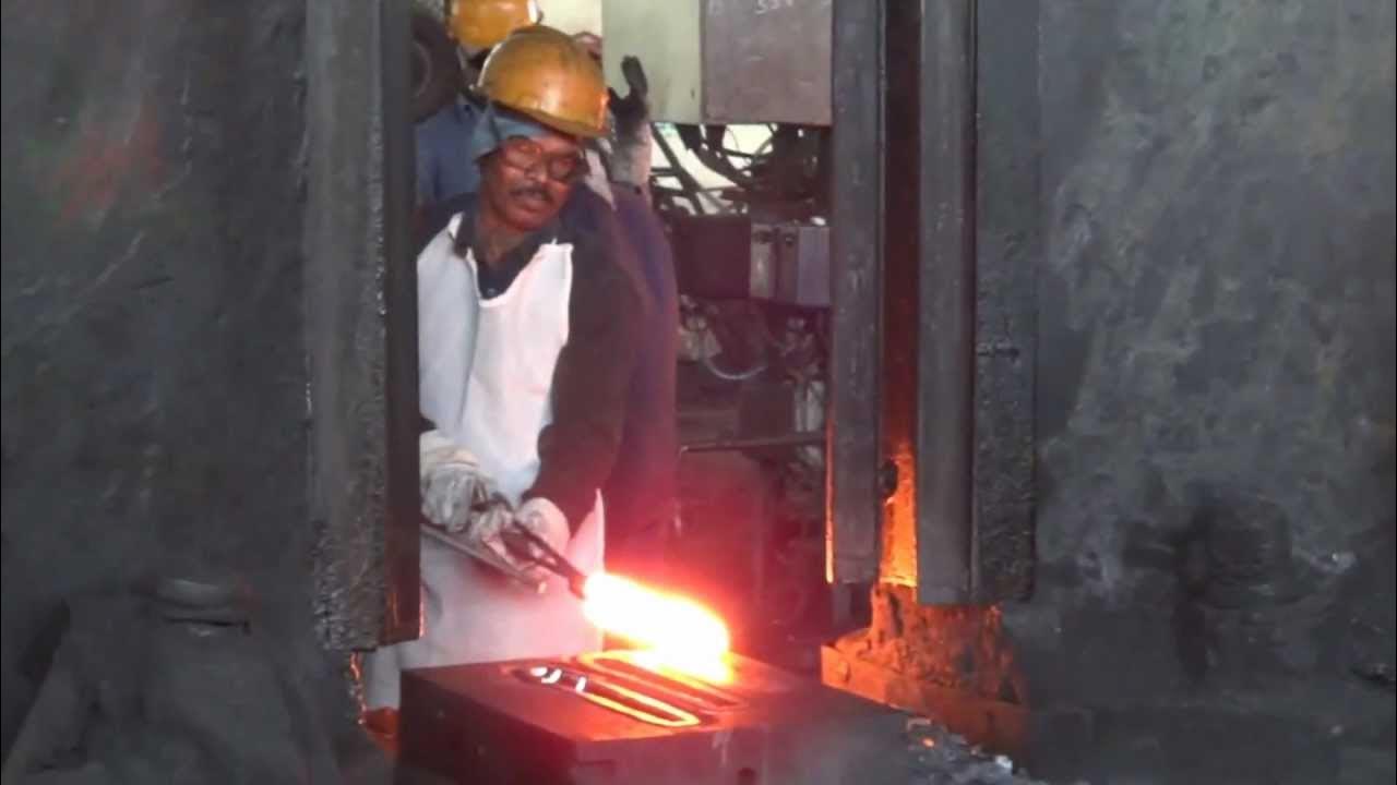 Rear view of belt drop hammer. ESPONDLW used as lubricant. YouTube