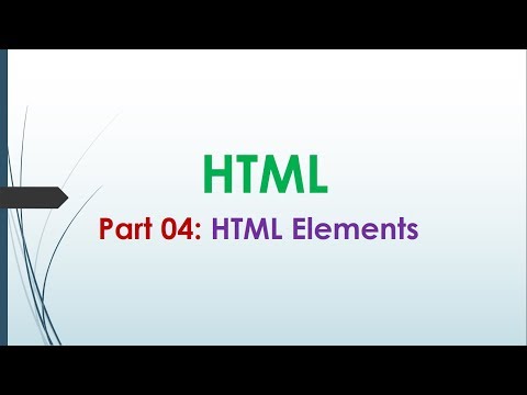 HTML Elements Bangla Tutorial (HTML Part-04)